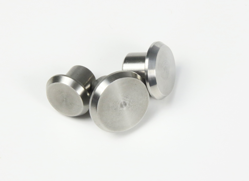 Stainless steel buttons